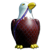 inflatable giant cartoons eagle team mascot